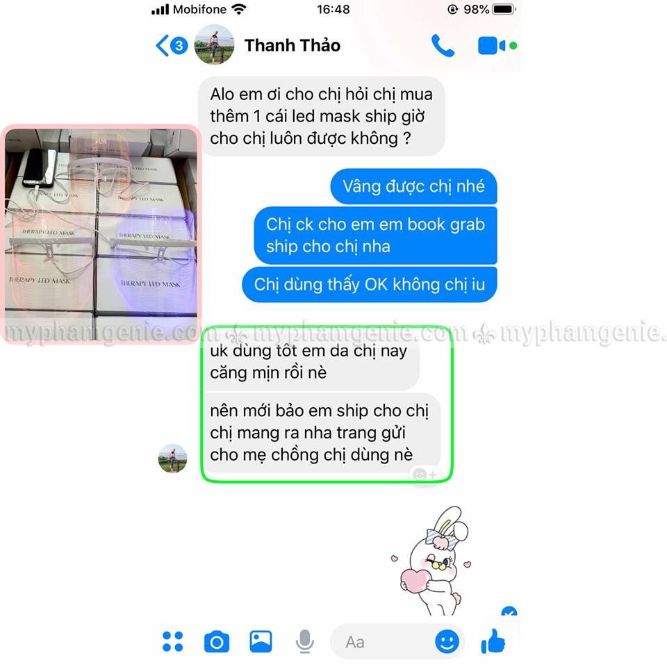 mặt nạ ánh sáng sinh học có tốt không
